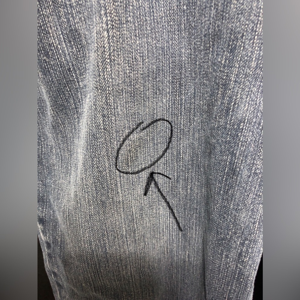 🪺Carhartt Distressed Relaxed Fit Blue Denim Jeans - Picture 8 of 13